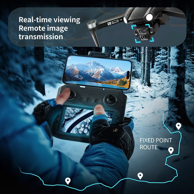 GPS Drone 4.5" Screen 4k HD Camera UAV Z103 - Afbeelding 6