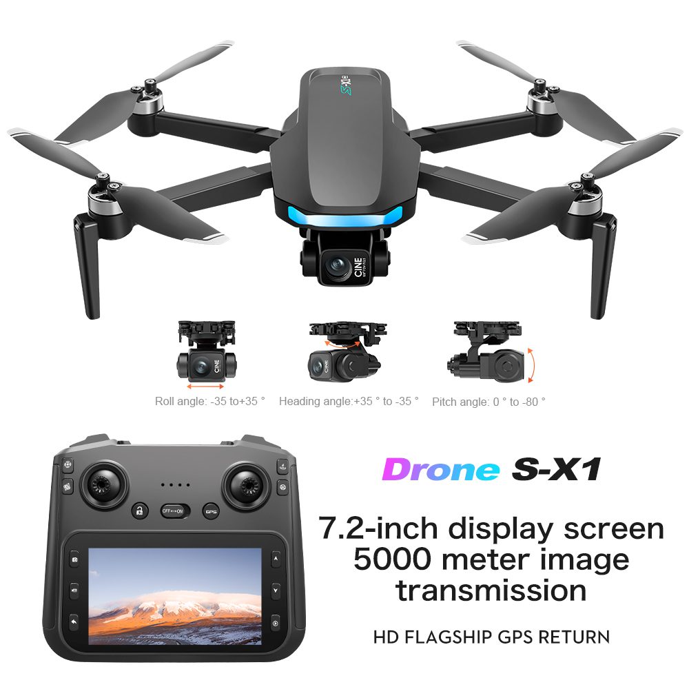 Professional GPS Drone 3-Axis Gimbal 4K HD UAV S-X1 - Afbeelding 13