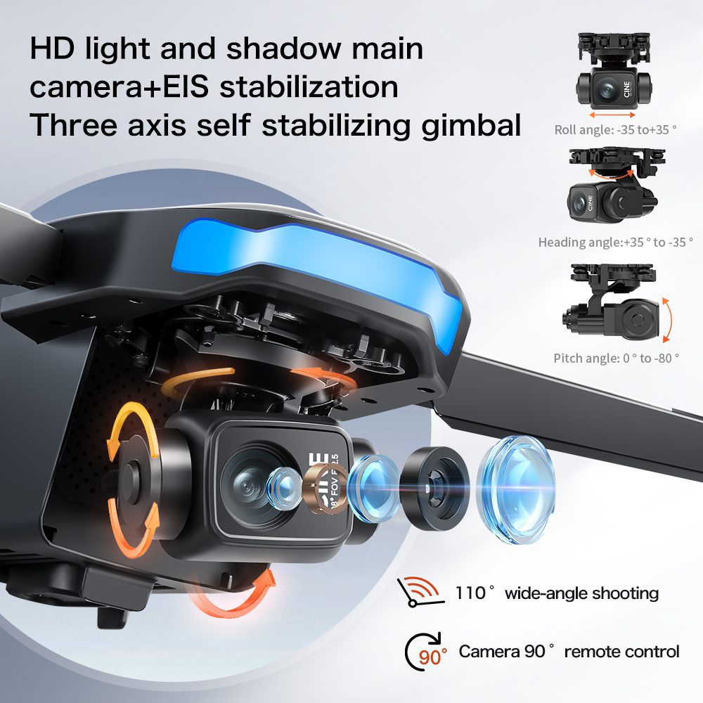 Professional GPS Drone 3-Axis Gimbal 4K HD UAV S-X1 - Afbeelding 29