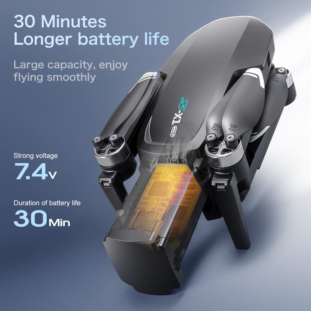 Professional GPS Drone 3-Axis Gimbal 4K HD UAV S-X1 - Afbeelding 21