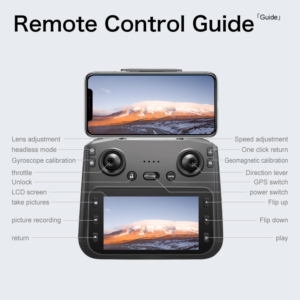 Professional GPS Drone 3-Axis Gimbal 4K HD UAV S-X1 - Afbeelding 17