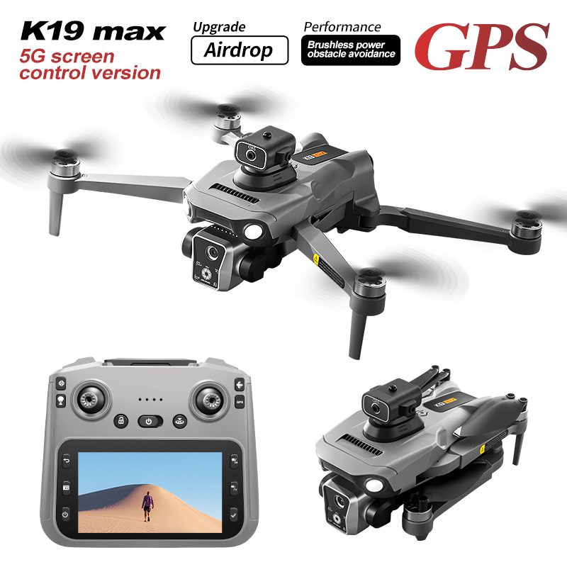 Airdrop GPS Drone 4.5" Screen 4K HD UAV K19MAX - Afbeelding 13