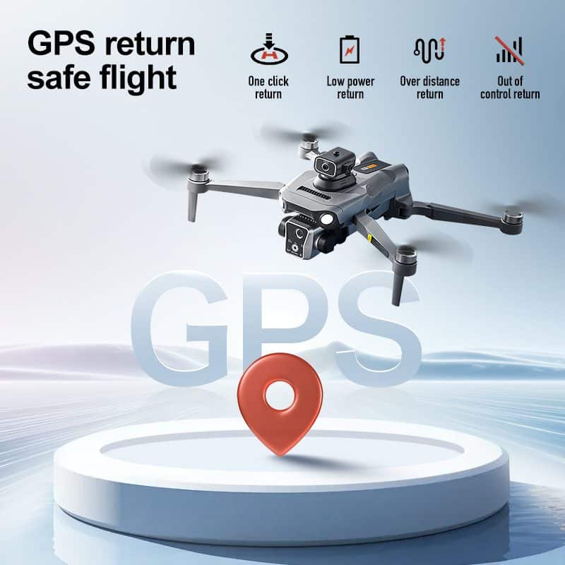 Airdrop GPS Drone 4.5" Screen 4K HD UAV K19MAX - Afbeelding 7